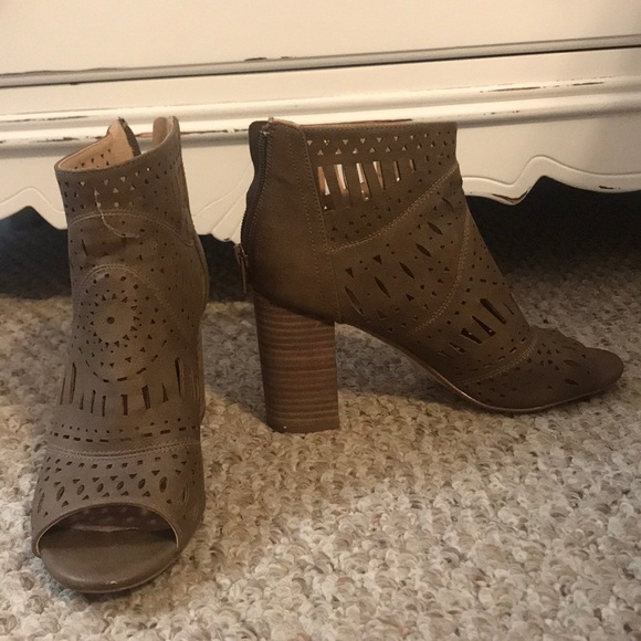 Open Toe Booties - Picture 2 of 3